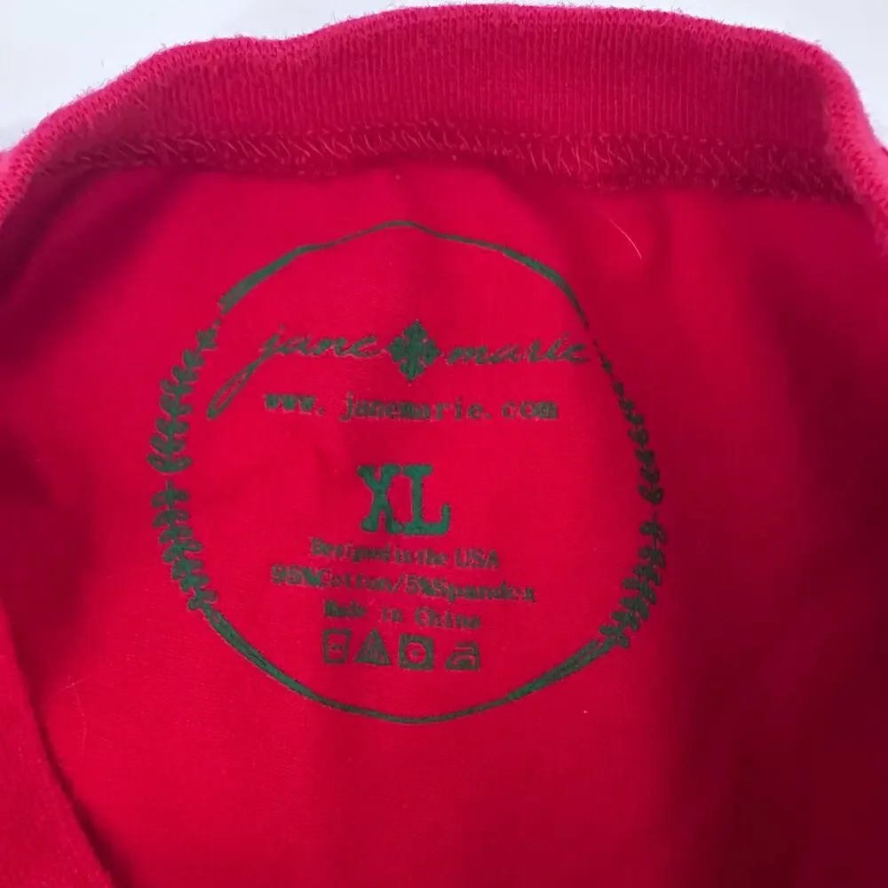Jane Marie Christmas Top - Red, Green, and Festive!